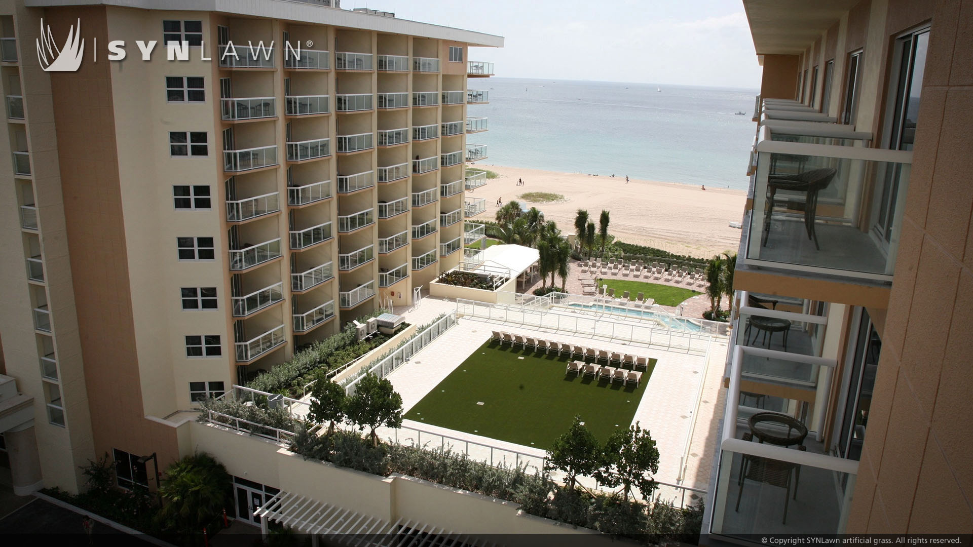 commercial artificial grass lawn
