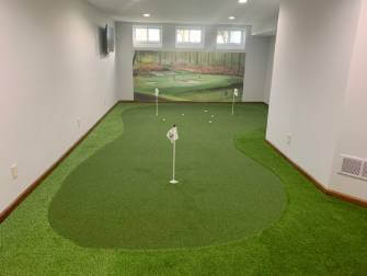 residential indoor putting green