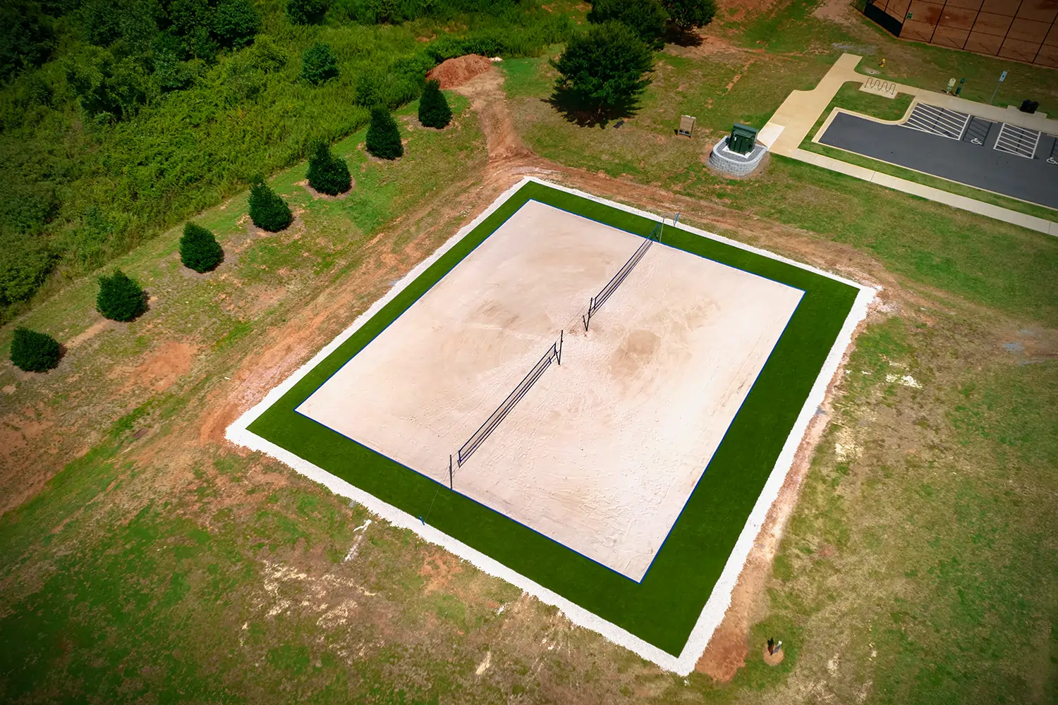 Town of Troutman volleyball court