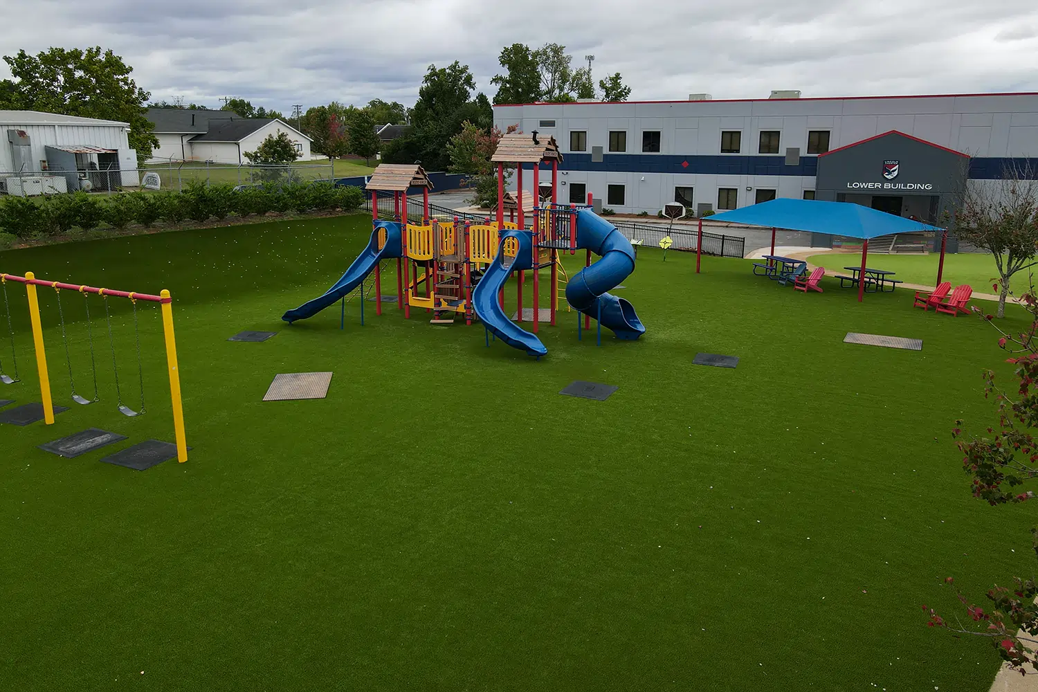 playground artificial grass lawn