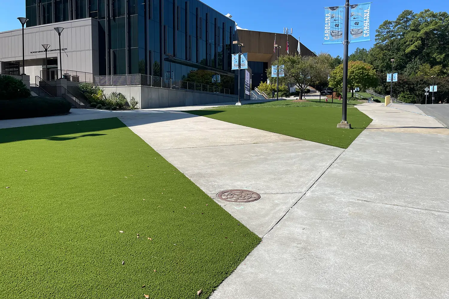 Commercial turf lawn installed by SYNLawn
