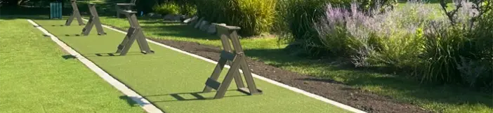 Artificial grass driving range from SYNLawn